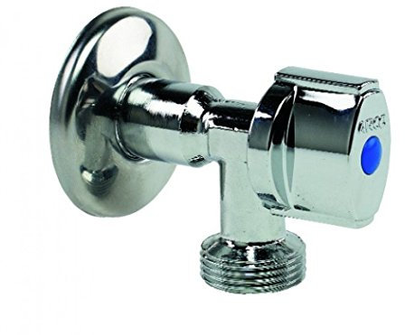 Arco Wasserhahn für Waschmaschine, verchromt, Anti-Kalk, 0,5–0,75 Zoll