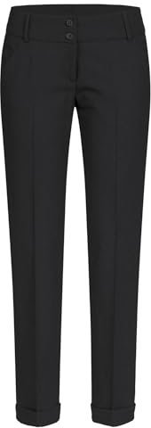 GREIFF Corporate Premium Damen Business-Hose Slim-Fit Schwarz 42