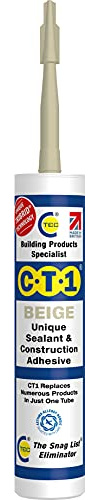 CT1 CT1BIEGE Beige TRIBRID® Multi Purpose Sealant & Adhesive - 290ml