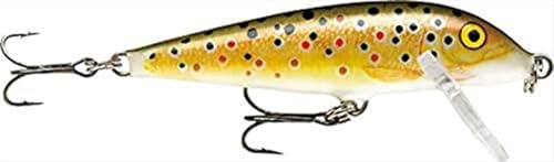 Rapala Countdown 1/4 Oz Leurre de pêche (Truite Brune, Taille-2.75)