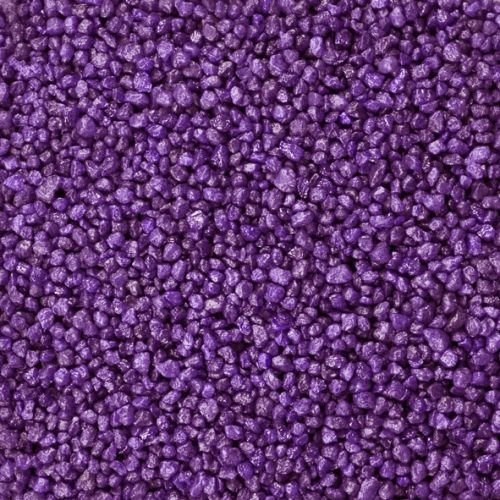 Dekorativa granulat/dekosteiner (2–3 mm), 1 kg, aubergine