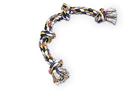 Nobby Os avec 4 Nœuds en Cotton pour Chien Multicolore 260 g