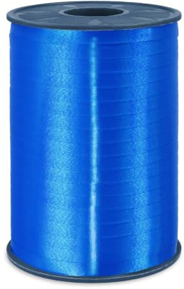 C.E. Pattberg America Gift Curling Ribbon Blue, 547 Yards of balloonribbon for Gift Wrapping, 0.2 inches Width, Accessories for Decoration & Handicrafts, Decoration Ribbon for Presents