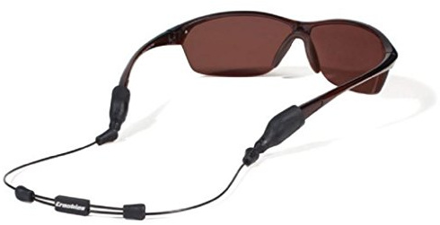 Croakies Arc Endless System Glasses Strap, Black