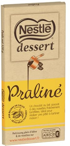 Nestlé Dessert - Chocolat Au Lait Praliné - Tablette de 170g