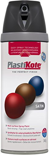 Plasti-kote Premium Spray Paint Satin 400ml Black