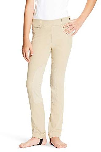 ARIAT Girls' Heritage Side-Zip Jodhpur Riding Breeches Tan 16 R US