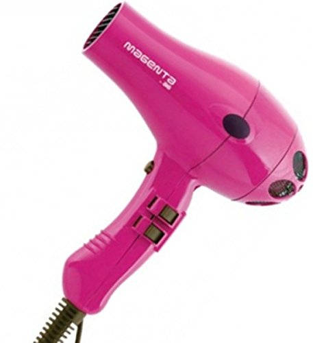 Asuer Group AG Twister Magenta 2100W - Secador profesional compacto iónico turmalina cerámica | 3.000.000 iones/seg/cm³ | Volumen de aire 65,2 m³/h