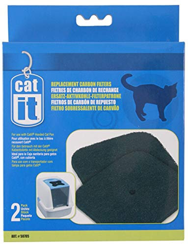 Catit Reemplazo De Carbón para Gatera, talla única, negro