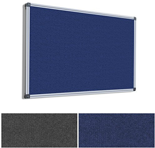 MOB Pinnwand - 7 Größen wählbar - Textil/Filz (blau), 180x120cm