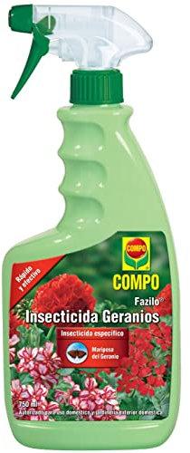 COMPO Insecticida Geranios, Específico para Mariposa de Geranio, 750 ml