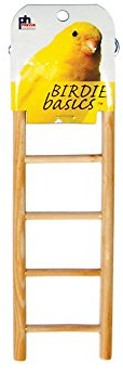 Prevue Pet Products BPV383 Birdie Basics 5-Step Wooden Ladder for Bird, 8-1/2-Inch