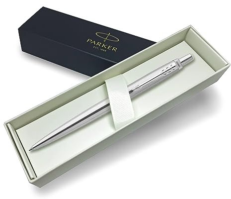 Parker Jotter Stainless Steel Ball Point Pen - Black Ink