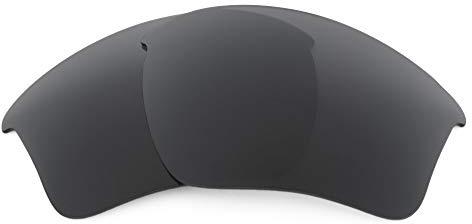 Revant Replacement Lenses compatible with Oakley Half Jacket 2.0 XL OO9154 Sunglasses - Polarized Stealth Black