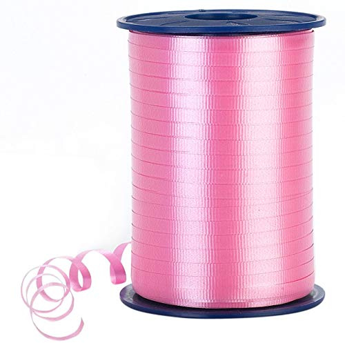 Pink Curling Ribbon 3/16 500 Yds Balloon String 3/16 inch, Gift Wrapping