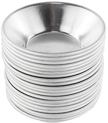 Bezall 20Pcs Egg Tart Molds for Baking, Mini Tart Pan 2.75 Inch