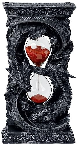 Nemesis Now Sablier Dragon Gardien Time 18 cm Résine Gris