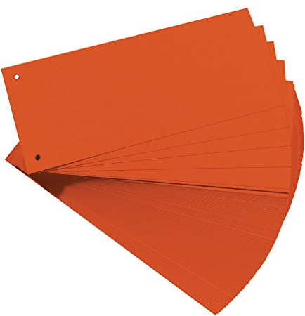 Falken Bandes séparatrices pour carton Standard - Lot de 100 orange