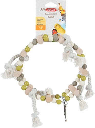 Balancoire Laufrad aus Holz + Seil