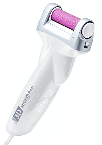 Emjoi Micro-Pedi 3D POWER Callus Remover with Xtreme Coarse Soft & Flexible Roller (Most Powerful & Corded)