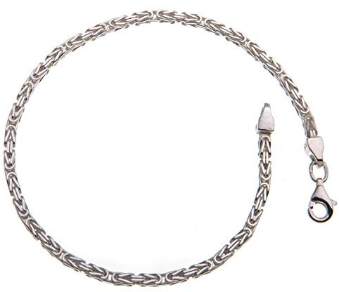 Silberketten Store Königskette Armband - 2,2mm Breite - Länge 16cm - echt 925 Silber