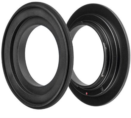 ayex Retroadapter Umkehrring Kompatibel mit 77mm Reversering Makroadapter zum umgekehrten Anschrauben eines Objektivs