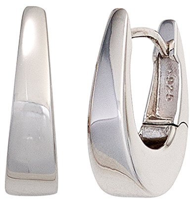 Jobo Damen-Creolen aus 925 Sterling Silber Oval