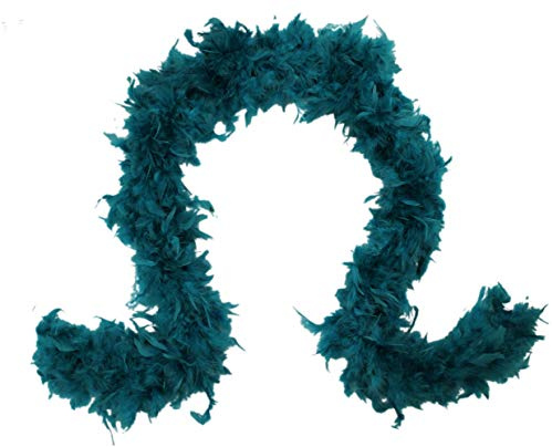 WGI 6' 60g Adult Feather Boa, Teal