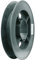 Schellenberg 11700 Puleggia per tapparelle avvolgibili Maxi, per alberi ottagonali da 60 mm, diametro 17 cm, si adatta alla larghezza della cinghia di 23 mm, nero