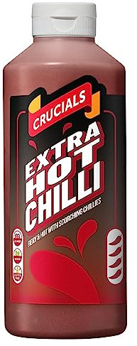 Crucials Extra Hot Chilli Squeezy Sauce 500ml (Q)