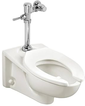 American Standard 2859128.020 Afwall Millennium Wall-Hung Toilet System With Manual Piston Flush Valve, 1.28 gpf/4.8 Lpf
