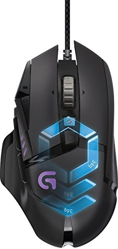 Logitech Proteus Spectrum Gaming-Maus (mit RBG-Anpassung und 11 programmierbaren Tasten) EU Version, schwarz