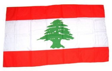 Fahne/Stockflagge Libanon 30 x 45 cm Flagge