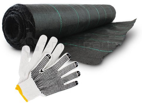 Kenley Tessuto Anti-Erbacce Pacciamatura Geotessile - 100 gr/mq – 1M x 100M