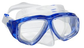 Speedo Unisex-Child Swim Snorkel Dive Mask Anti-Fog with Nose Cover Adventure Series