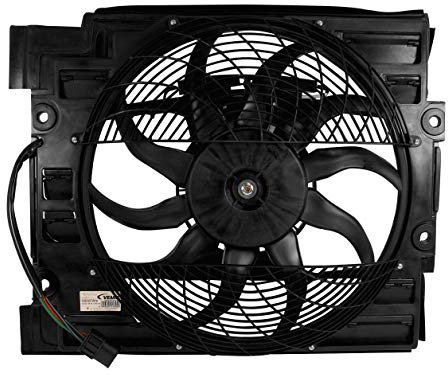 Lüfter Klimakondensator 4polig passend für BMW 5er E39 7er E38