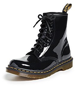 Dr. Martens Damen 1460 Paten Boots, Schwarz (Black), 41