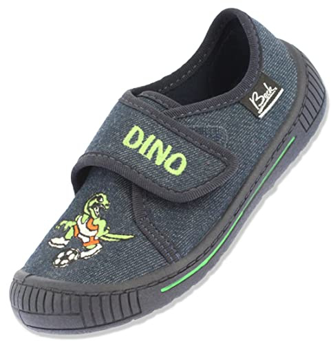 Beck Garçon Dino Baskets Basses, Bleu, 33 EU