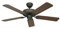 CasaFan kaiserkraft | Deckenventilator CLASSIC ROYAL | Rotorblatt-Ø 1030 mm | Nussbaum/braun antik/bronze