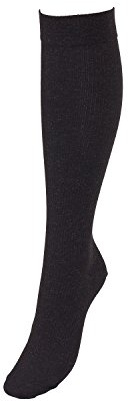 COMPRESSANA X-Static - Stützstrümpfe mit bakterien-, pilz- und geruchshemmender Faser - effektive Stützwirkung mit ca. 18 mmHg Kompression - für empfindliche Haut & Füße - 1 Paar - Größe II - Farbe schwarz