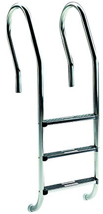 Scala piscina AstralPool con corrimano mod.Misto a 3 gradini