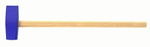 Bon 11-844 16lb Forged Stone Mason Sledge Hammer with Round Face and Wood Handle