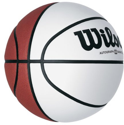 WILSON Official Size Autograph Basketball, Brown