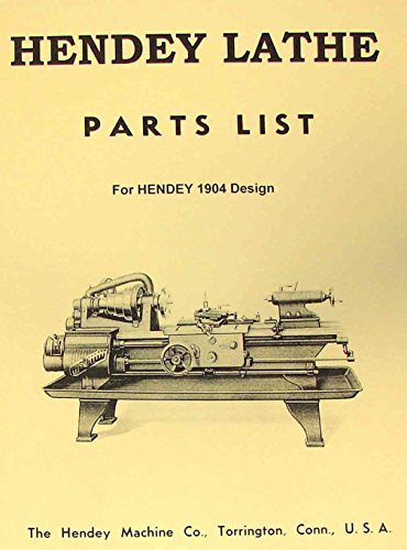 HENDEY Cone Head Metal Lathe Parts Manual