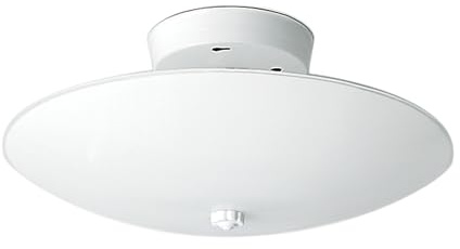 Nuvo SF77/823 Round Close to Ceiling Fixture, White -12 Inches