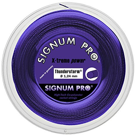Signum 0255180242800016 - Corda per Racchette Thunderstorm, 200 m, Colore: Viola