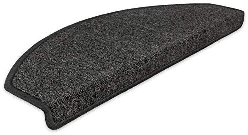 Kettelservice-Metzker® Stufenmatte Treppenmatte Rambo Halbrund - in vielen aktuellen Farben (Anthrazit)