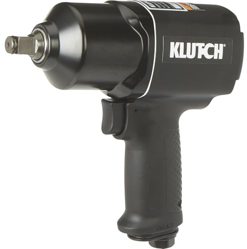 Klutch Air Impact Wrench - 1/2in. Drive, 4 CFM, 980 Ft.-Lbs. Torque