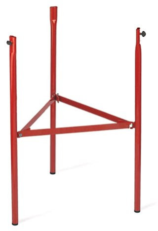 La Ideal Reinforced 3 Leg Stand for Gas Ring and Burners, Red, 75 cm