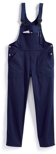 BP Cotton Plus 1409-720-10 Latzhose - Verstellbarer Bund - Dehnbare Hosenträger mit Kunststoff-Clip-Verschlüssen - 65% Baumwolle, 35% Polyester - Normale Passform - Größe: 52 - Farbe: dunkelblau
